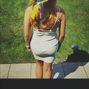 Love Culture white strappy mini dress